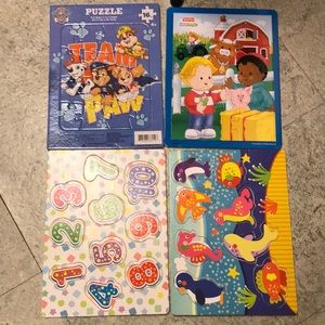 Bundle of 4 puzzle boards